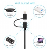 MFI Certified Micro Lightning Adapter Cord