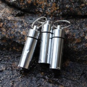 Earplug in Aluminum Waterproof holder Keychain