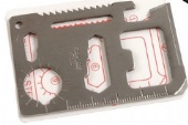 Multitool 11 in 1 Stainless Steel Card Wallet