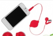 Retractable Stereo Earbuds
