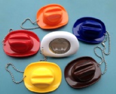 Cowboy Hat Bottle Opener Keychain