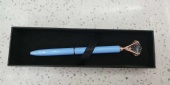 Metal Ballpoint Pen  with Crystal Top in Gift Box