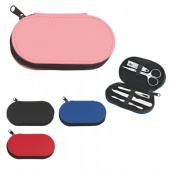 5-Piece Leather Look Manicure Set
