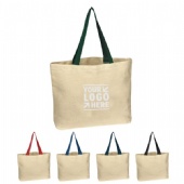 Natural Cotton Canvas Tote Bag