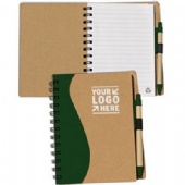 Recyled Notebook with Pen